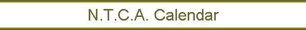 N.T.C.A. Calendar